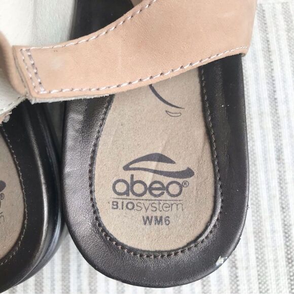 Abeo GEORGIA Tan Crisscross Lace Heeled Open Toe Gladiator Slingback Sandal - Picture 16 of 16